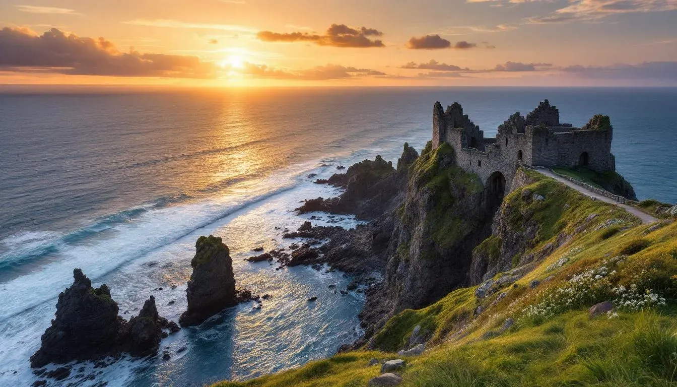 Dunluce Castle - filming location in Ireland